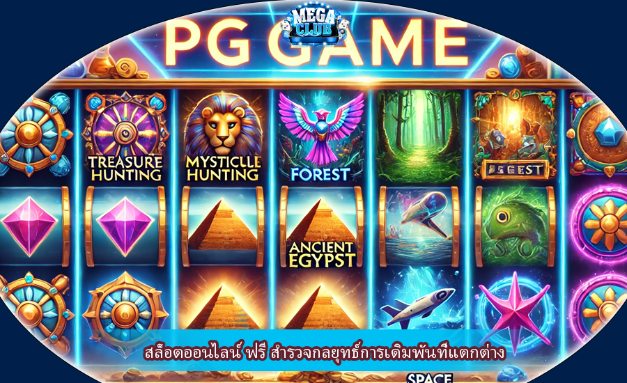สล็อตออนไลน์ ฟรี สำรวจกลยุทธ์การเดิมพันที่แตกต่าง