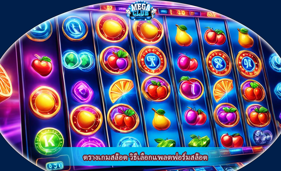 ตรางเกมสล็อต วิธีเลือกแพลตฟอร์มสล็อต