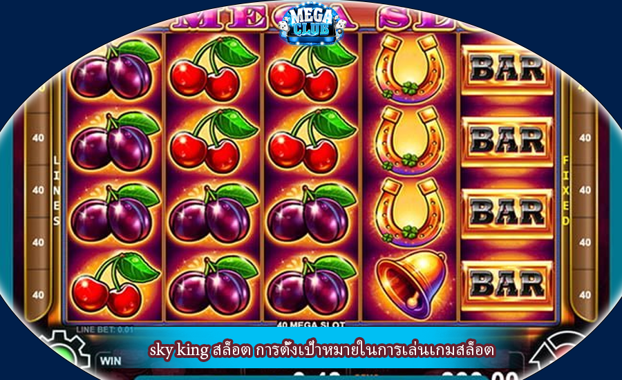 sky king สล็อต การตั้งเป้าหมายในการเล่นเกมสล็อต