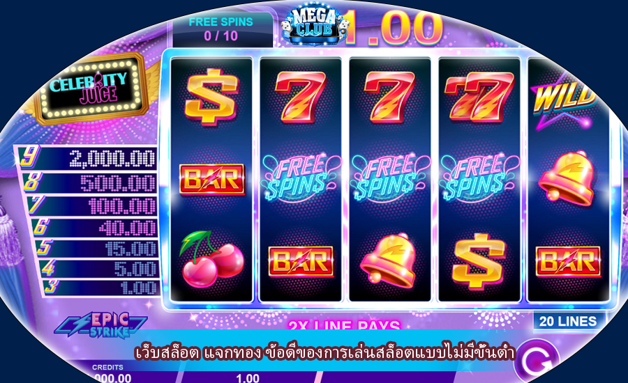 เว็บสล็อต แจกทอง ข้อดีของการเล่นสล็อตแบบไม่มีขั้นต่ำ